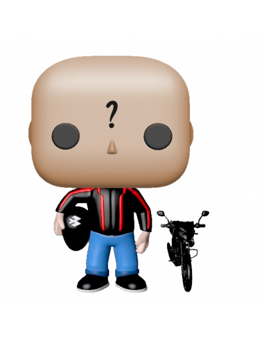 Figurine funko pop motard biker personnalisée