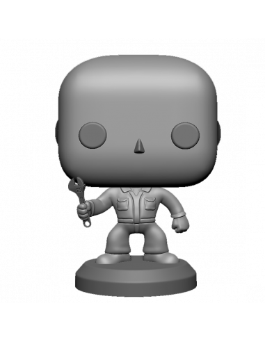 Figurine mécanicien Funko Pop personnalisée