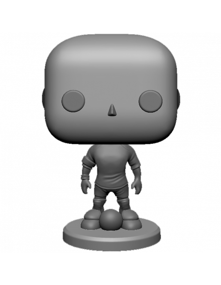 Figurine footballeuse funko pop personnalisée