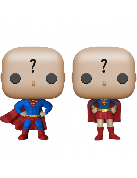 Figurines couple Superman Funko pop personnalisée Figurines couple Superman Funko pop personnalisée