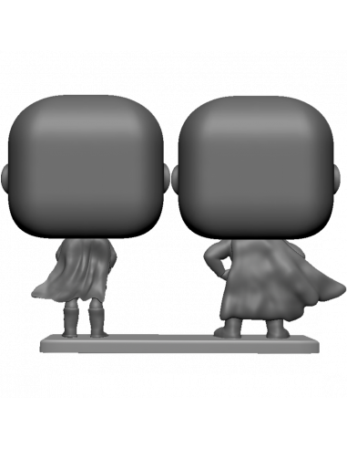 Figurines couple Superman Funko pop personnalisée