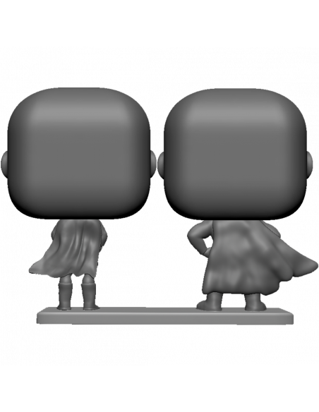 Figurines couple Superman Funko pop personnalisée Figurines couple Superman Funko pop personnalisée