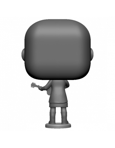 Figurine funko pop femme guitariste personnalisé