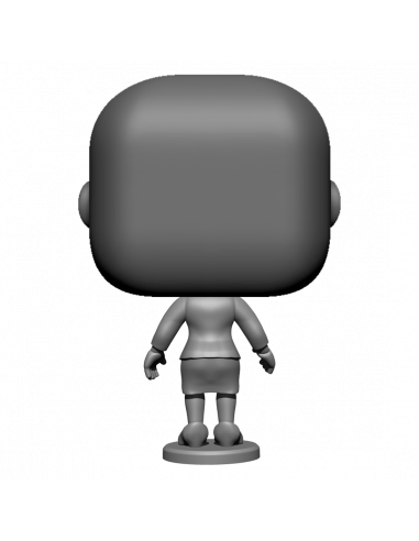 Femme travail funko pop personnalisée