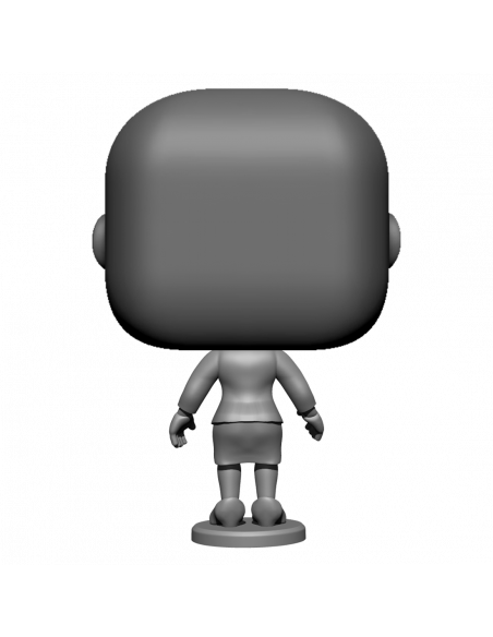 Femme travail funko pop personnalisée