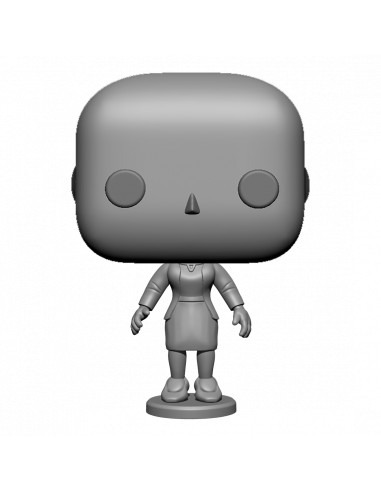 Femme travail funko pop personnalisée