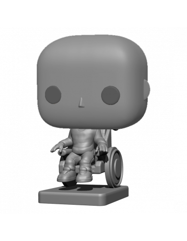 Figurine fauteuil roulant funko pop personnalisé